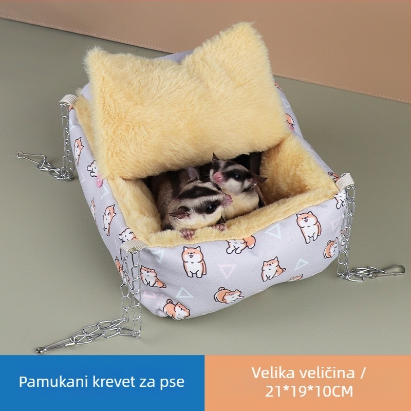 Pamukasto gnijezdo za hamstera Xiaoxiaojia — pamuk; pogodno za hamster