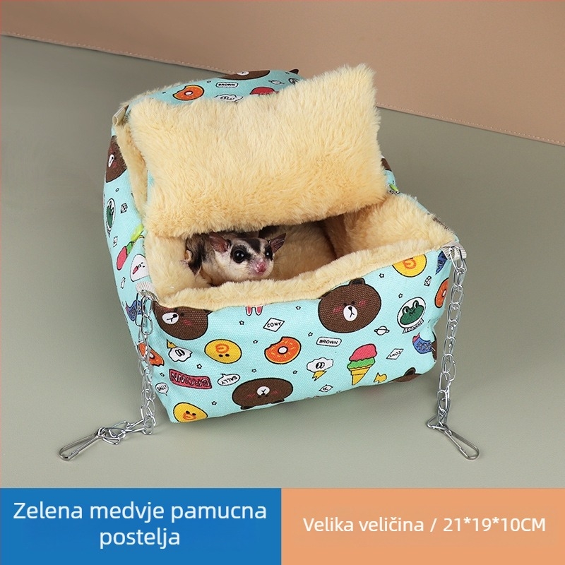 Pamukasto gnijezdo za hamstera Xiaoxiaojia — pamuk; pogodno za hamster