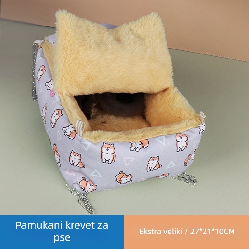 Pamukasto gnijezdo za hamstera Xiaoxiaojia — pamuk; pogodno za hamster