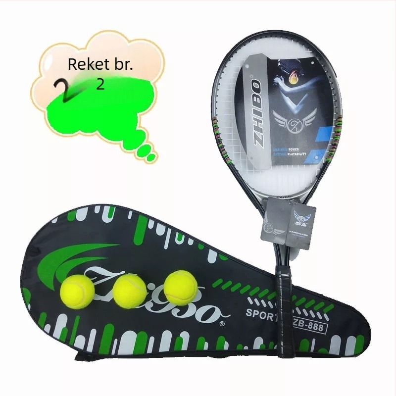 Teniska raketa s aluminijskim okvirom; težina 95–100 g; debljina drške G5; tip rakete: horizontalni udar; pogodna za amatere, juniore i srednje napredne igrače