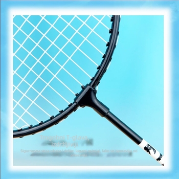 Badminton reketa s Ferroalloy okvirom, težina 95–100 g, debljina drške G4, dizajn ravnog udarca, pogodna za amatere