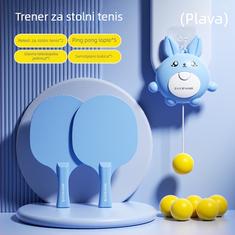 Dječji viseći trener stolnog tenisa za unutarnji trening koordinacije ruka-oko (Brend Gui pa shi; Materijal: Drugo; Kod proizvoda: 322xgppqlv; Kategorija: Stolni tenis; Podrijetlo: Kina)