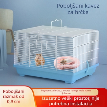 Kavez za hrčke Model 47 s pregradom, plastičan, Li Zhen Chong