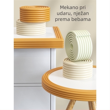 Dječji zaštitnik ugla – protiv sudara, netoksičan, ekološki, mekan omotač, zaštita rubova stola