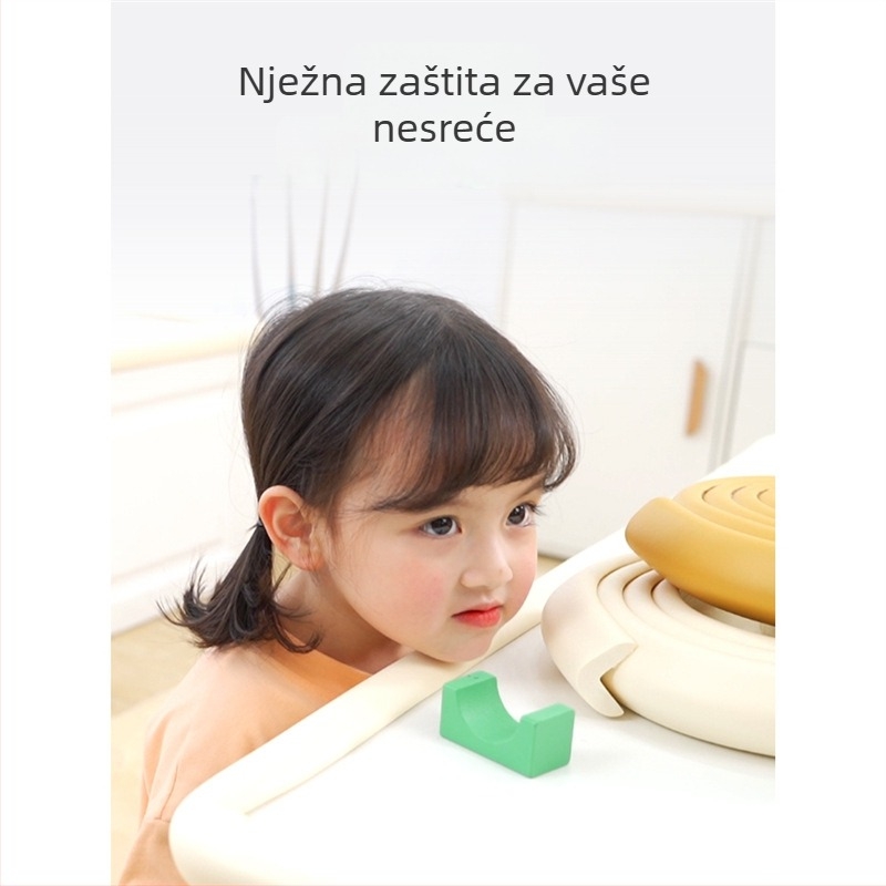 Dječji zaštitnik ugla – protiv sudara, netoksičan, ekološki, mekan omotač, zaštita rubova stola