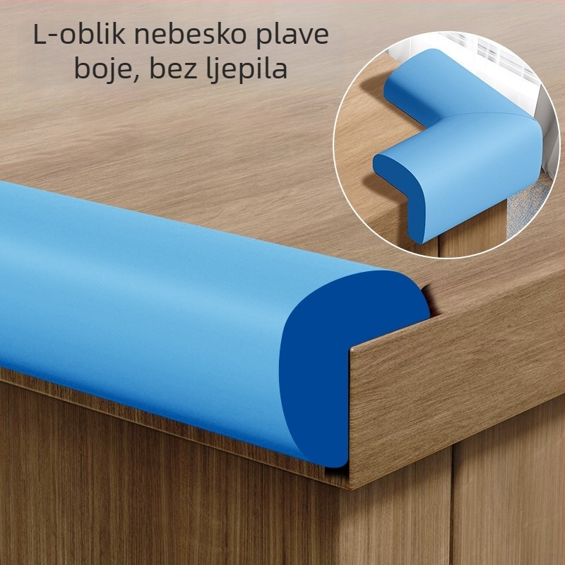 Dječji zaštitnik ugla – protiv sudara, netoksičan, ekološki, mekan omotač, zaštita rubova stola