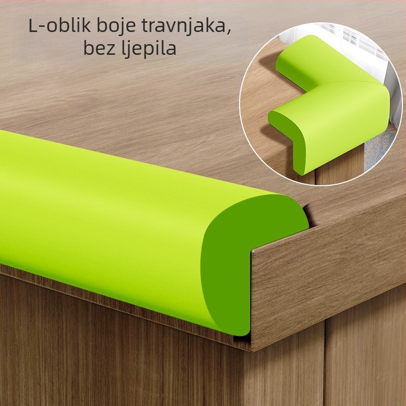 Dječji zaštitnik ugla – protiv sudara, netoksičan, ekološki, mekan omotač, zaštita rubova stola
