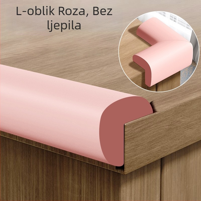 Dječji zaštitnik ugla – protiv sudara, netoksičan, ekološki, mekan omotač, zaštita rubova stola