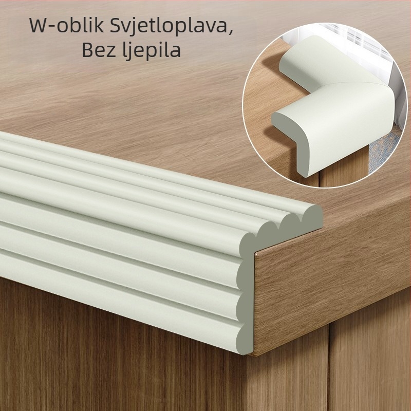 Dječji zaštitnik ugla – protiv sudara, netoksičan, ekološki, mekan omotač, zaštita rubova stola