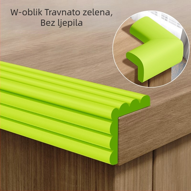 Dječji zaštitnik ugla – protiv sudara, netoksičan, ekološki, mekan omotač, zaštita rubova stola