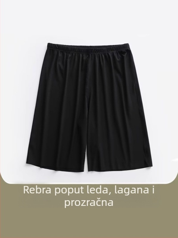 Muške ice silk šorceve za ljeto, prava kroja, mikroelastičnost, 75% poliester