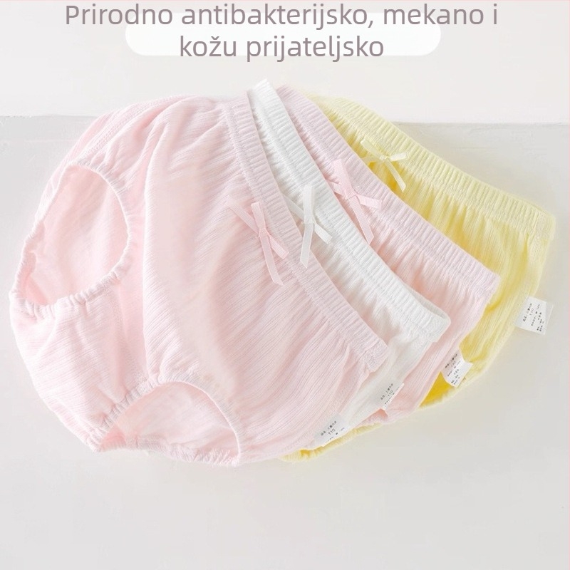 Dječje bokserice od 100% pamuka, bezšivne, unisex, za uzrast 3–8 godina