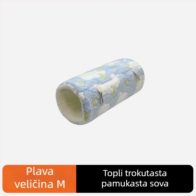 Hamster kružni tunel od poliesterskih vlakana — unutarnja upotreba, toplina i zabava