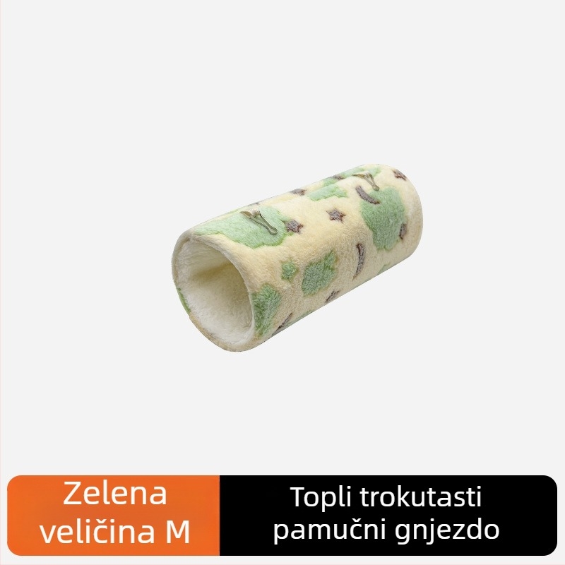 Hamster kružni tunel od poliesterskih vlakana — unutarnja upotreba, toplina i zabava