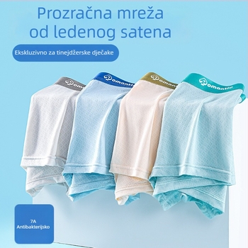 Antibakterijske gaćice za dječake, 7A, prozračni najlon 90%, bez bočnih šavova, Slim Boyyi, ljeto 2024, za djecu 8+