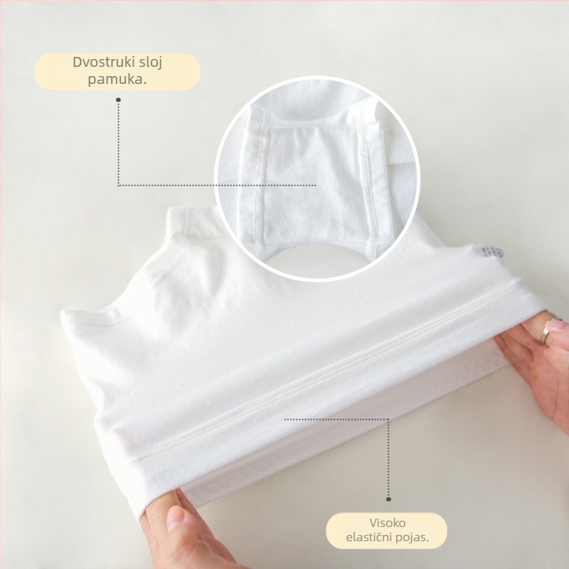 Dječje pamučne gaćice, unisex, uzrast 3–8 godina, 95% pamuk, marka Sivice/Cedar