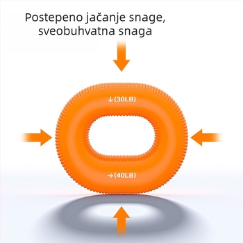 Youli silikonski grip prsten za trening snage ruke i prstiju, unisex, otpor 10–60 lb, mogućnost logotipa