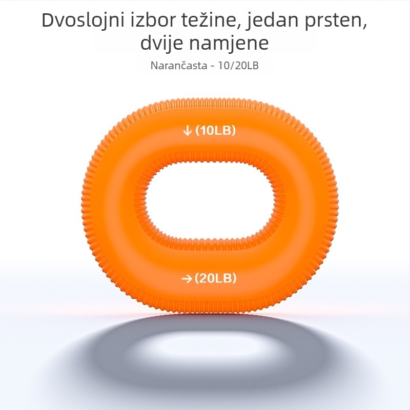 Youli silikonski grip prsten za trening snage ruke i prstiju, unisex, otpor 10–60 lb, mogućnost logotipa