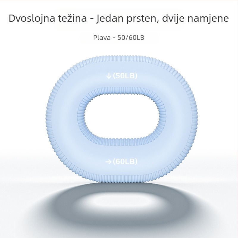 Youli silikonski grip prsten za trening snage ruke i prstiju, unisex, otpor 10–60 lb, mogućnost logotipa