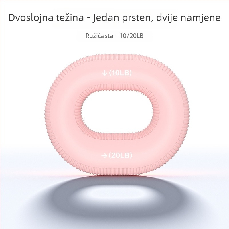 Youli silikonski grip prsten za trening snage ruke i prstiju, unisex, otpor 10–60 lb, mogućnost logotipa