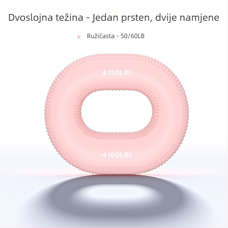 Youli silikonski grip prsten za trening snage ruke i prstiju, unisex, otpor 10–60 lb, mogućnost logotipa