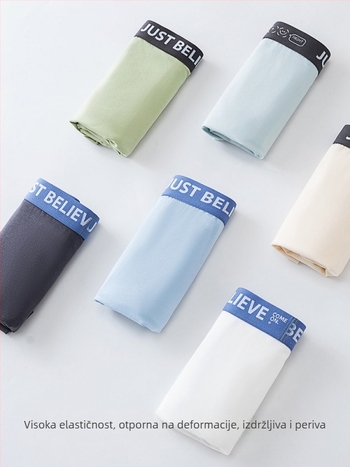 Muške bokserice od bambusovih vlakana – antibakterijske, kategorija A, za dječake 8+ godina (iznad 140 cm), ljetno izdanje 2025