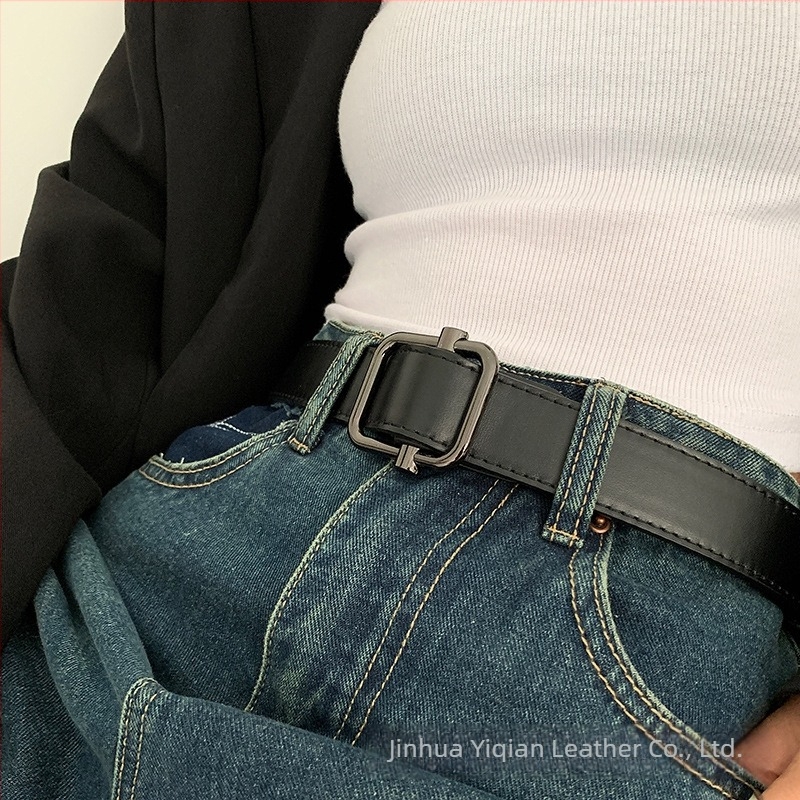 PU kožni pojas s kopčom od legure, glatko zatvaranje, širina 2–4 cm, proizvedeno u Jinhua
