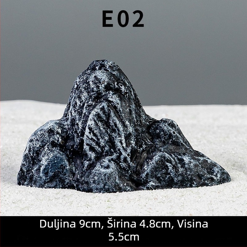 Rockery kamen ukras za akvarij i krajinu, smola, vanjski vrtni dekor, ekološki stil bočice, bonsai dodatak