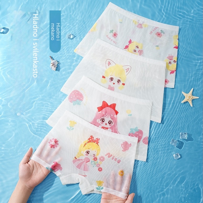 Dječje gaćice za djevojčice od Modal 95%, srednji pojas, uzrast 3–8 godina, proljeće 2026