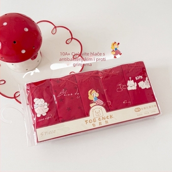 Valley Bear Dječje pamučne gaćice za djevojčice, 95% pamuk, Sigurnosna razina A, Zima 2025