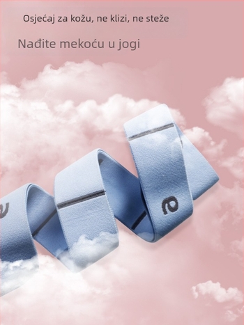 Elastična traka za jogu s digitalno segmentiranim dizajnom – materijal najlon + latex, za trening i ples