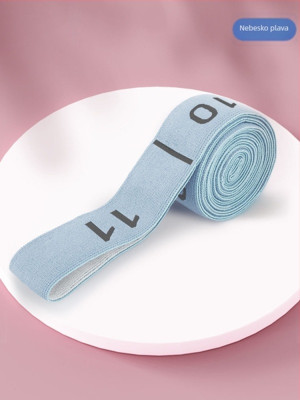 Elastična traka za jogu s digitalno segmentiranim dizajnom – materijal najlon + latex, za trening i ples