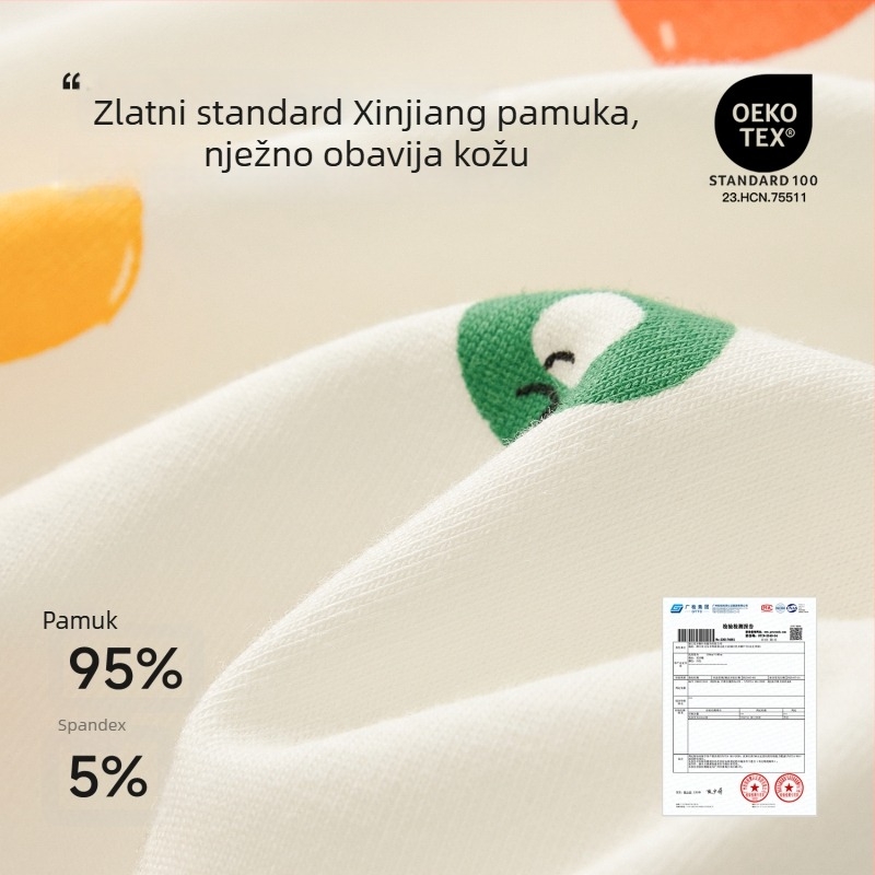 Dječje gaćice za dječake, antibakterijske, 95% pamuk, Yingjisen, artikl 9671, pakirano u kutiji