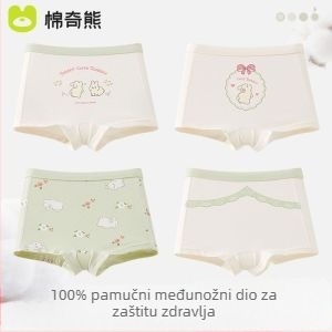 Dječje gaćice za djevojčice, 95% pamuka, 5% elastan, Kategorija A, uzrast 3–8 godina, Cotton Bear