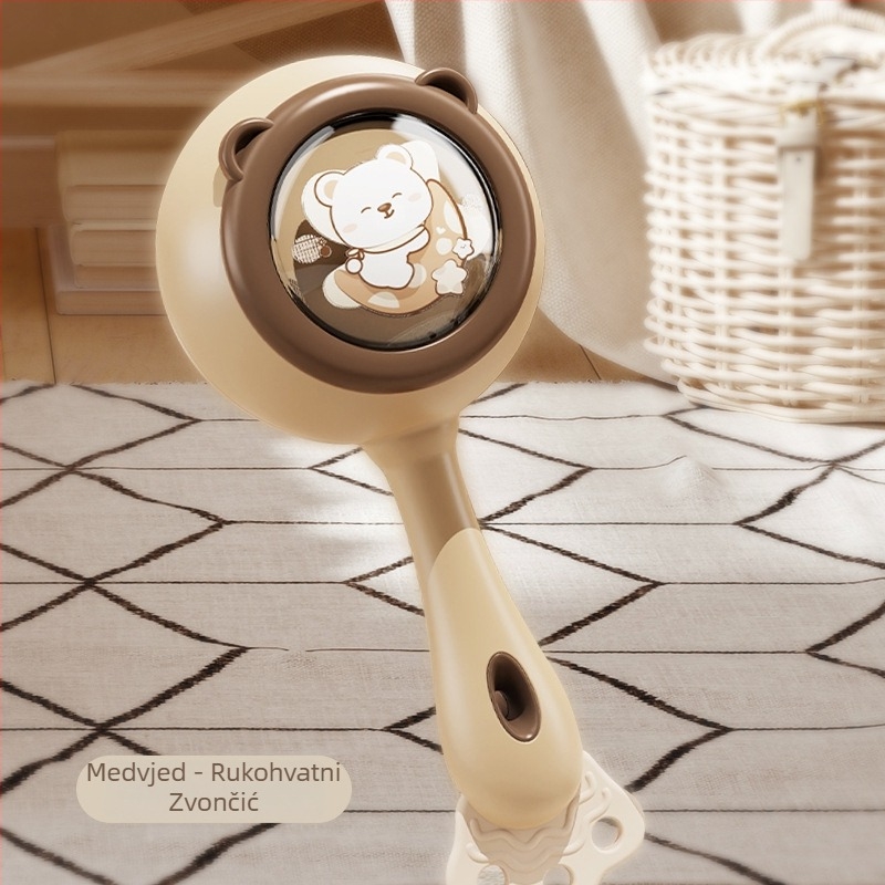 Le zai Ručni tamburin – Plastična dječja igračka za rano učenje, Udobnost za bebu, Pakiranje u kutiju, Plastična igračka 3C