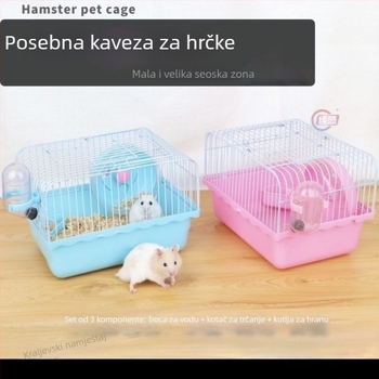 Kavez za hamstera, metalna konstrukcija – kompletan set za hamstere, šifra proizvoda Ktwfrjer