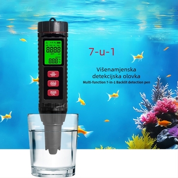 BG-MF-X71 Prijenosni analizator kvalitete vode – mjeri pH, slanost, EC/tds i ORP te temperaturu; raspon mjerenja EC/tds/slanost/pH/ORP/temperatura; točnost ±2% FS; napajanje 3V