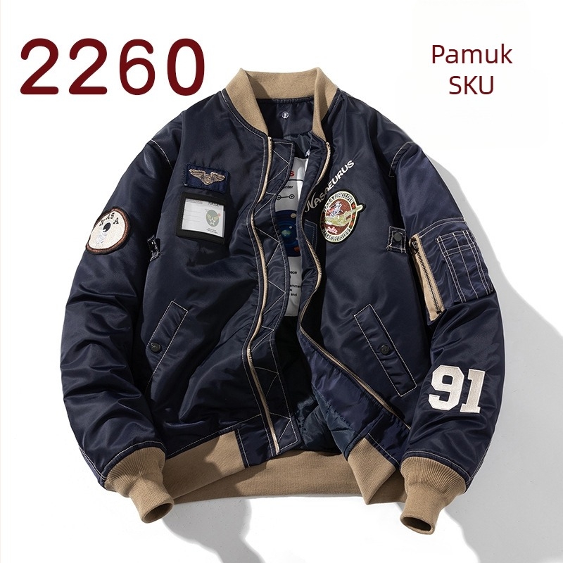 Zimska jakna u japanskom stilu, debeli poliester, ZIP zatvarač, stojeći ovratnik, jednobojni model