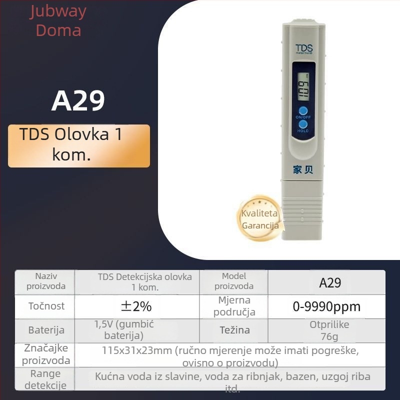 Online analizator kvalitete vode – kućni komplet, mjerenje teških metala, profesionalna kategorija