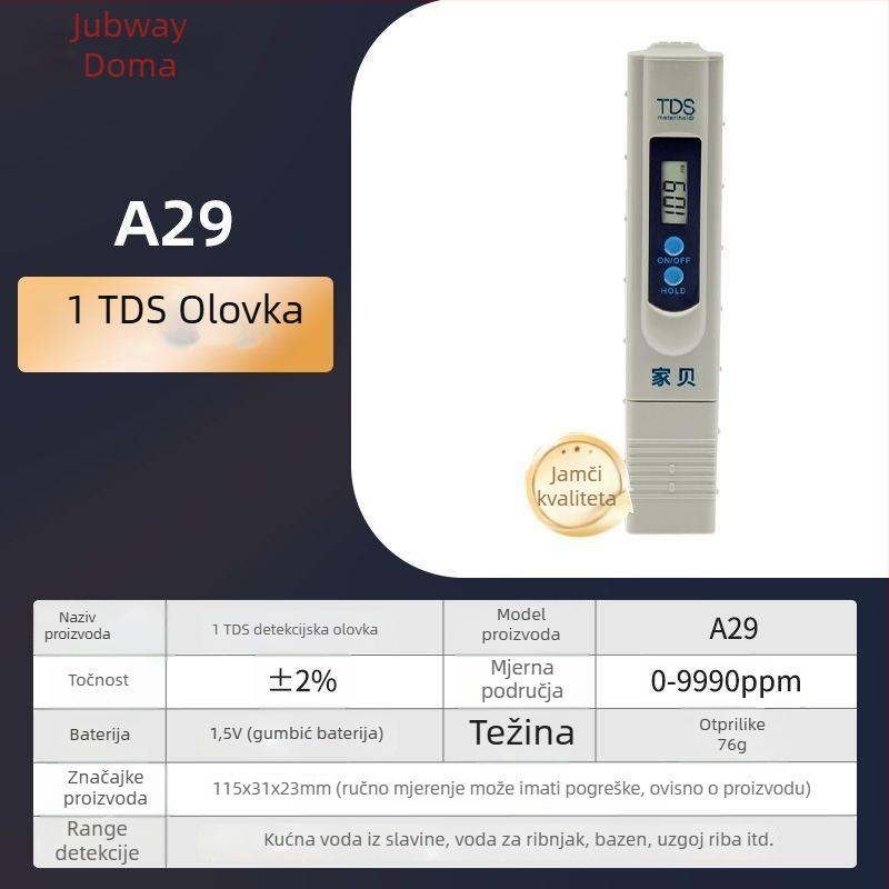 Online analizator kvalitete vode – kućni komplet, mjerenje teških metala, profesionalna kategorija