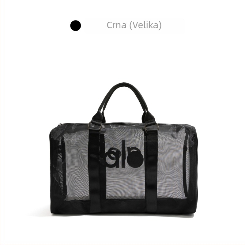 Crossbody mrežasta torba za fitness, za vanjske sportove, 20–35L, poliester, unisex, pohranjiva