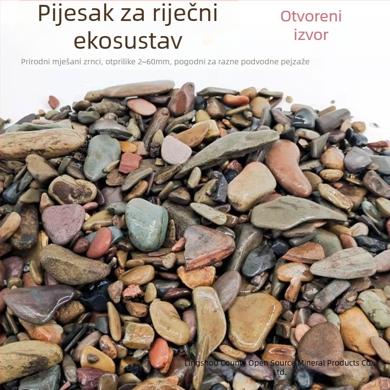 Kameniti pijesak za dno akvarija – stil pijeska, uređenje krajolika, 5–10 kg