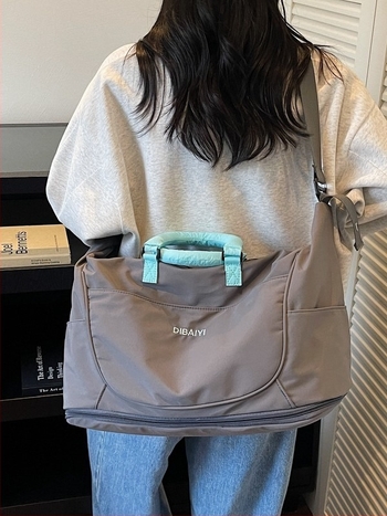 Putna torba, kapacitet 20–35 L, Oxford tkanina, proširiva, smanjuje teret, suho/mokro odjeljak, unisex, poliester podstava