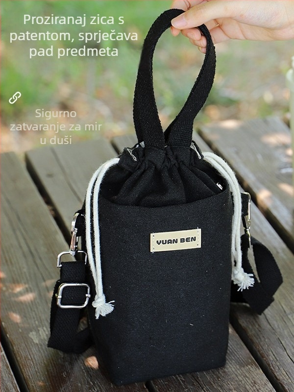 Platnena crossbody torba za telefon za outdoor sportove – Držač za bočicu vode, vodootporna, lagana, izolirana (Kod 1011)