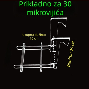 Akrilni nosač koralja za akvarij s kukom za vješanje i sna usisnom čašicom, višestruka namjena, težina 300
