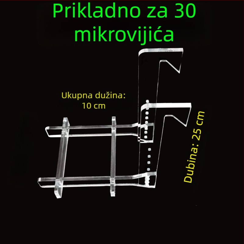 Akrilni nosač koralja za akvarij s kukom za vješanje i sna usisnom čašicom, višestruka namjena, težina 300
