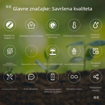 Test tla s ZigBee 3.0 Wi-Fi, senzorom temperature i vlage tla i ispitivanjem teških metala