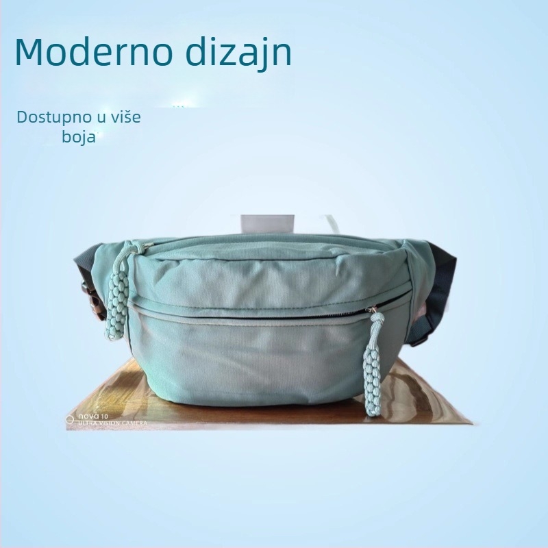 Sportska torba — materijal Dole cotton composite; prozračna, vodootporna i otporna na habanje; unisex; velik kapacitet; izdanje jeseni 2025