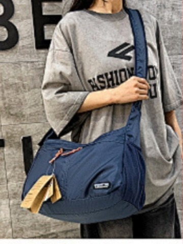 Unisex sportska torba preko ramena, najlon, vodootporna, ultra lagana, proširivi kapacitet za aktivnosti na otvorenom