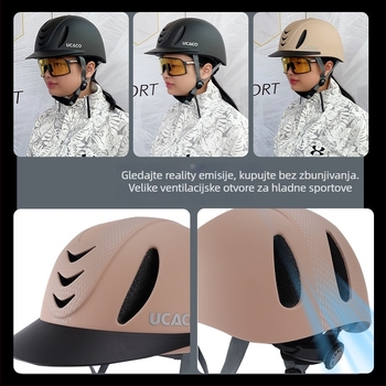 UCACO kaciga za biciklizam za odrasle, prozračna PC jednoredna oblikovanje, unisex dizajn, s utisnutim logom, mogućnost prilagođene privatne oznake